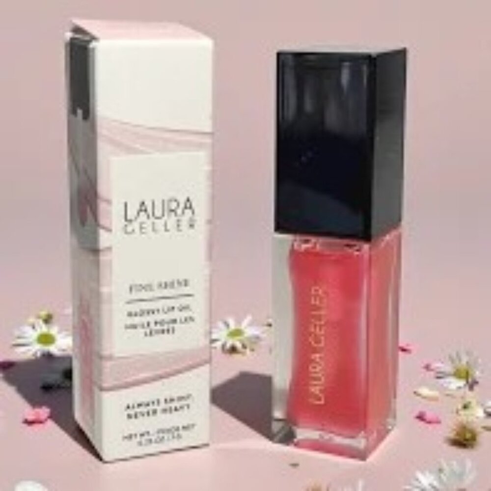 SALE 🔥Laura Geller Fine Shine Glossy Lip Oil in Sweet Pink